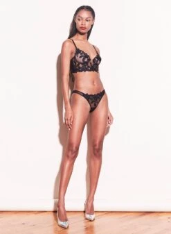 Fleur Du Mal Lily Embroidery Longline Demi Bra 12 Fleur Du Mal Lily Embroidery Longline Demi Bra -Sexy Wear Hub 190930 FLEURDUMAL SHOT 12 2158full