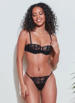 Fleur Du Mal Frankie Lace Thong