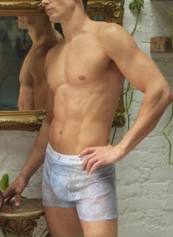 Fleur Du Mal Men's Bouquet Lace Boxer Brief -Sexy Wear Hub 850 9978web1