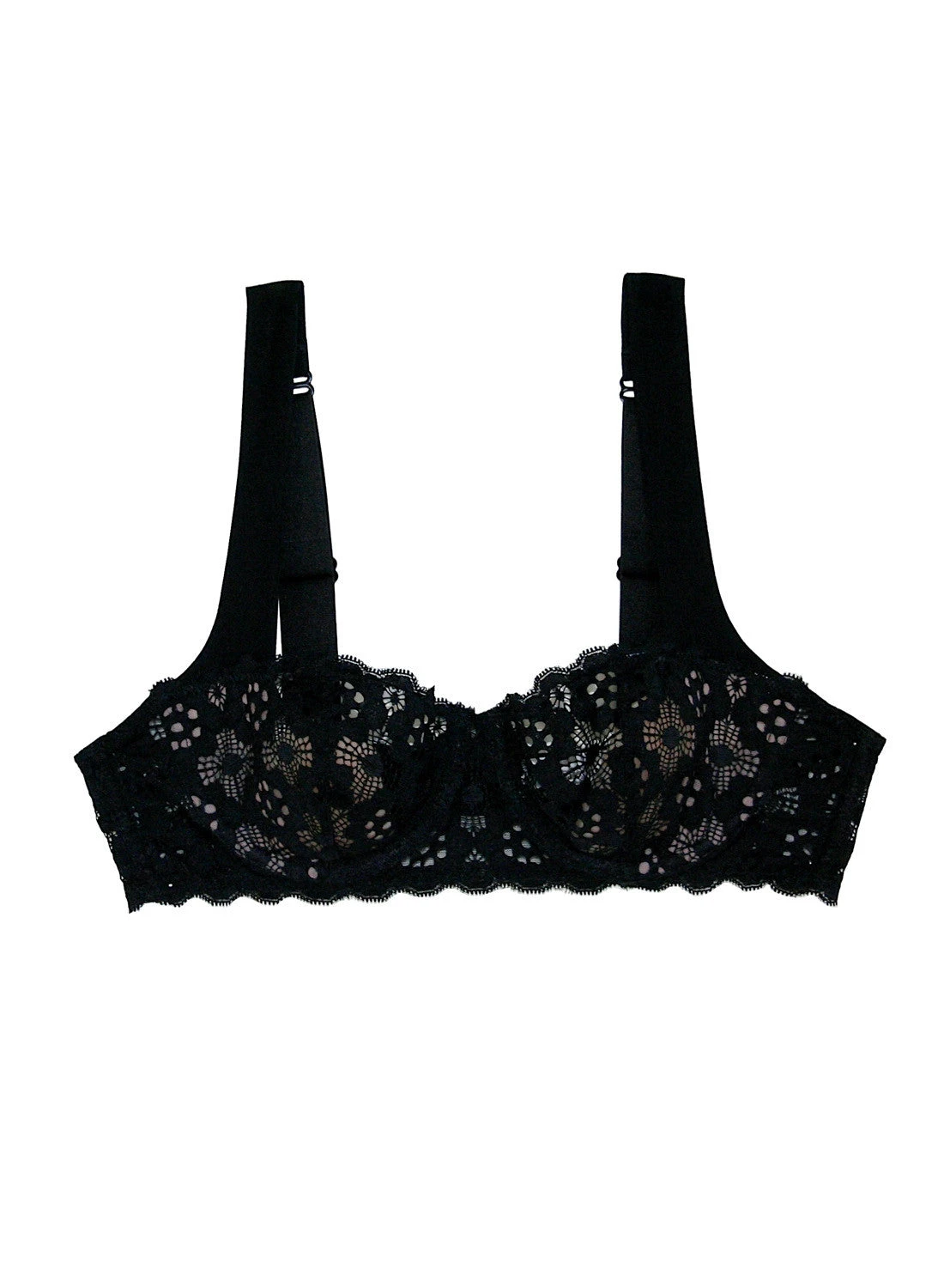 Fleur Du Mal Crochet Lace Balconette Bra 2 Fleur Du Mal Crochet Lace Balconette Bra - Image 2
