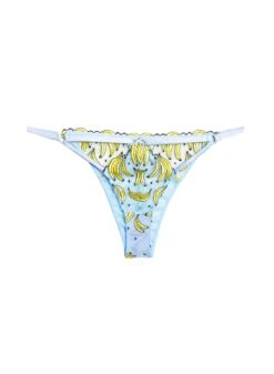 Fleur Du Mal Banana Embroidery Tanga -Sexy Wear Hub Banana Panty