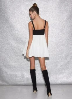 Fleur Du Mal Bustier Babydoll Dress -Sexy Wear Hub FDM 010623 1 00110full