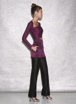 Fleur Du Mal Asymmetric Wrap Bodysuit 14 Fleur Du Mal Asymmetric Wrap Bodysuit -Sexy Wear Hub FDM 010623 1 00702full