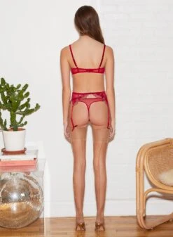 Fleur Du Mal Violet Embroidered Garter Belt -Sexy Wear Hub FDM 011222 1 0698full 58b604d4 d54b 44fc ae47 3555fcf58943