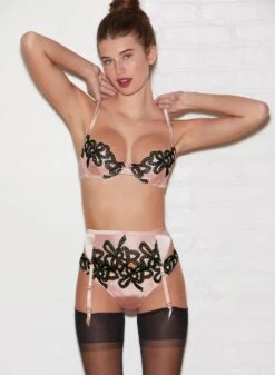 Fleur Du Mal Bow Guipure Embroidery Garter -Sexy Wear Hub FDM 011222 1 2272full 4f1b04a6 1bbc 47d2 ac3c ae338b2a44ad