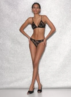 Fleur Du Mal Rosalia Lace Triangle Bra -Sexy Wear Hub FDM 021523 0356full