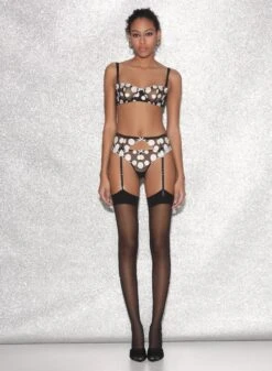 Fleur Du Mal Polka Dot Embroidery Balconette Bra -Sexy Wear Hub FDM 021523 0608full 7777be5e 927d 4ec2 9438 b24508b88ab8