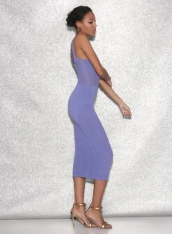 Fleur Du Mal Linear Pointelle Knit Dress -Sexy Wear Hub FDM 021523 0688full