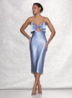 Fleur Du Mal Midi Bow Slip Dress 7 Fleur Du Mal Midi Bow Slip Dress -Sexy Wear Hub FDM 021523 0789full