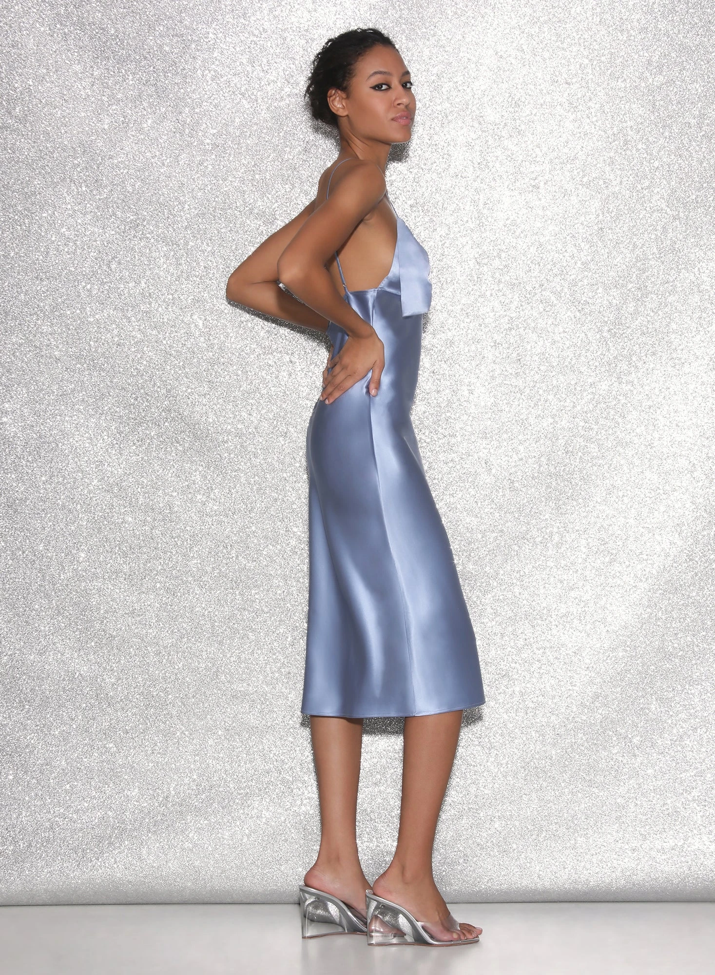 Fleur Du Mal Midi Bow Slip Dress 4 Fleur Du Mal Midi Bow Slip Dress - Image 4