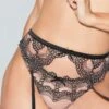 Fleur Du Mal Chain Embroidery Thong