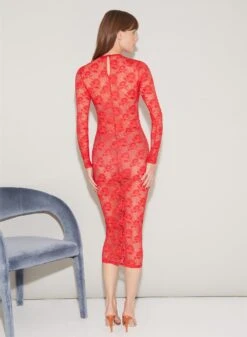 Fleur Du Mal Rosalia Lace Long Sleeve Dress -Sexy Wear Hub FDM 090722 1 0300full