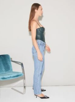 Fleur Du Mal Vegan Leather Bustier -Sexy Wear Hub FDM 091522 1 3261full