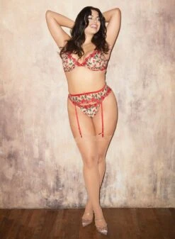 Fleur Du Mal Roses & Thorns Demi Bra -Sexy Wear Hub FDM 101122 1 1846web
