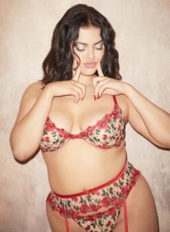 Fleur Du Mal Roses & Thorns Demi Bra -Sexy Wear Hub FDM 101122 1 1902web