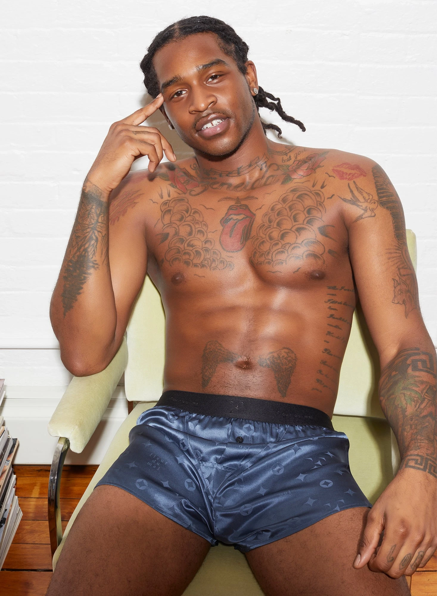 Fleur Du Mal Unisex Boxer Short 7 Fleur Du Mal Unisex Boxer Short - Image 7