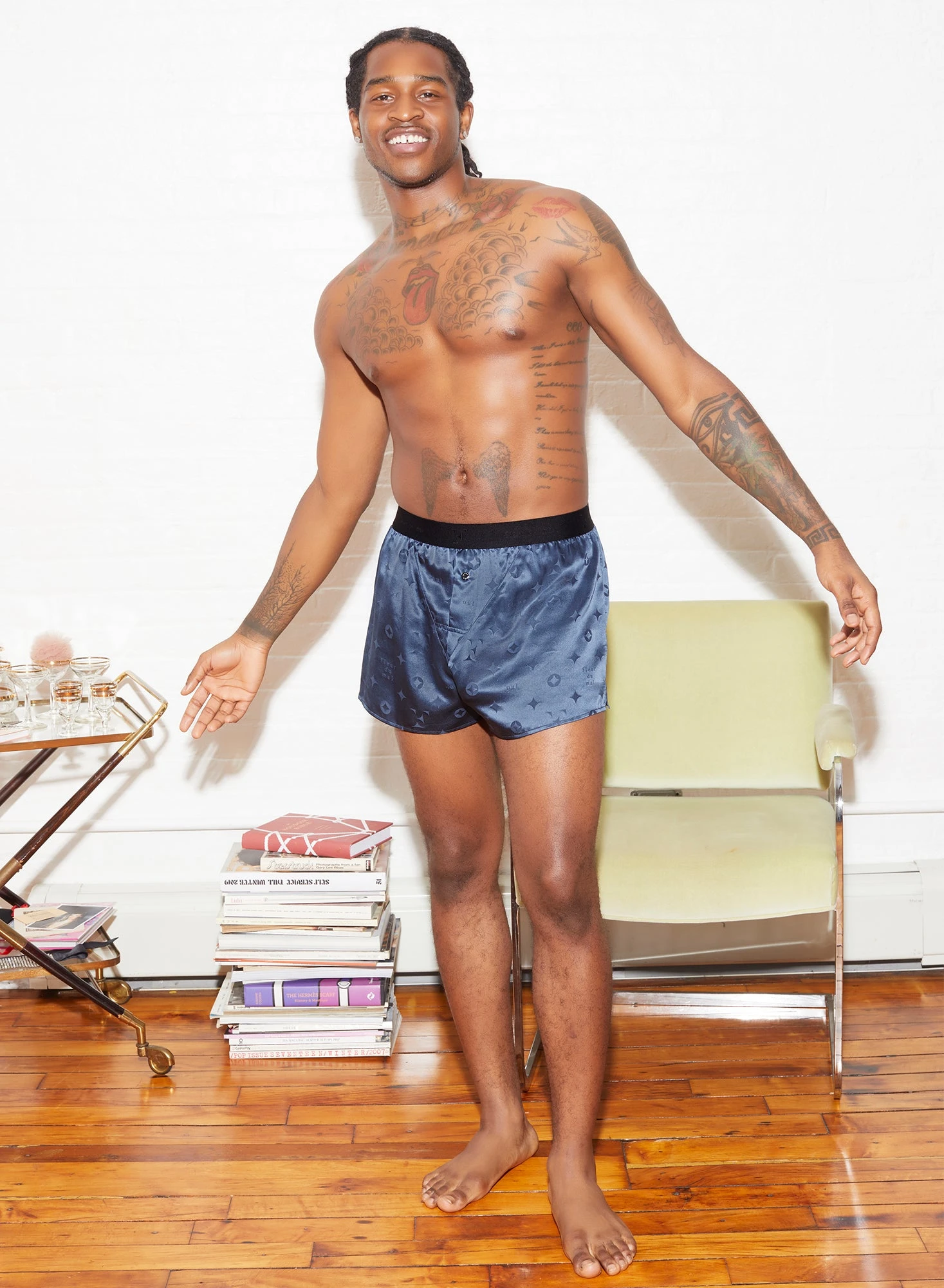 Fleur Du Mal Unisex Boxer Short 4 Fleur Du Mal Unisex Boxer Short - Image 4