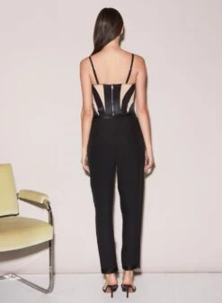 Fleur Du Mal Silk & Mesh Bustier Top 12 Fleur Du Mal Silk & Mesh Bustier Top -Sexy Wear Hub FDM 111522 8065full