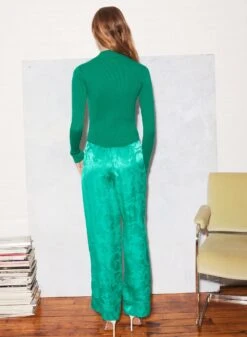 Fleur Du Mal Paisley Jacquard Wide Leg Pant -Sexy Wear Hub FL 082021 1 0611full