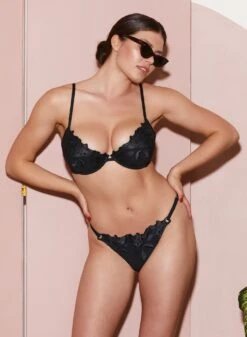 Fleur Du Mal Lily Cup Sized Bikini Top -Sexy Wear Hub FleurDuMal9040 web2