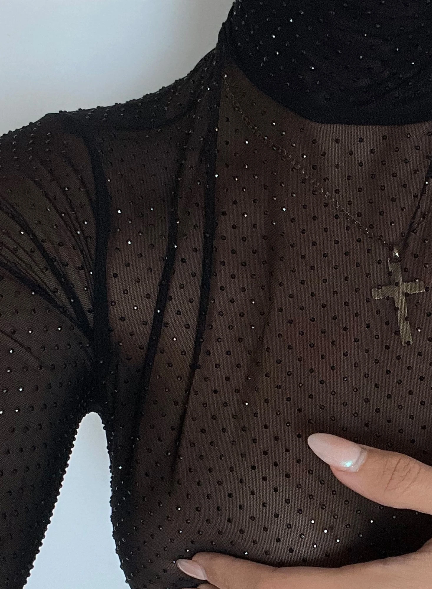 Fleur Du Mal Rhinestone Bodysuit 9 Fleur Du Mal Rhinestone Bodysuit - Image 9