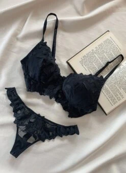 Fleur Du Mal Lily Embroidery Post Surgical Bra -Sexy Wear Hub Mastectomy Bra Lifestyle 2web