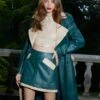 Fleur Du Mal Leather Trench Coat