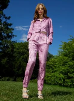 Fleur Du Mal Paisley Jacquard Cropped Top -Sexy Wear Hub SHOT 29 0003web