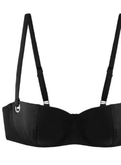Fleur Du Mal Grommet Balconette Bikini Top -Sexy Wear Hub SW0066 BLACK web crop 2