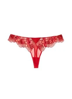 Fleur Du Mal Violet Thong -Sexy Wear Hub Violet Thong Rouge