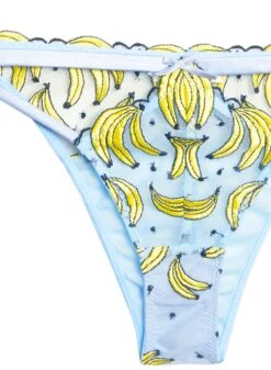 Fleur Du Mal Banana Embroidery Tanga -Sexy Wear Hub bananatangaflat2