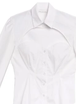 Fleur Du Mal Bella Shirt -Sexy Wear Hub bellashirtivoryflat2