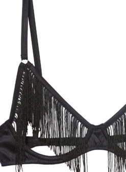 Fleur Du Mal Fringe Ouvert Bra 15 Fleur Du Mal Fringe Ouvert Bra -Sexy Wear Hub blackfringebraflat2