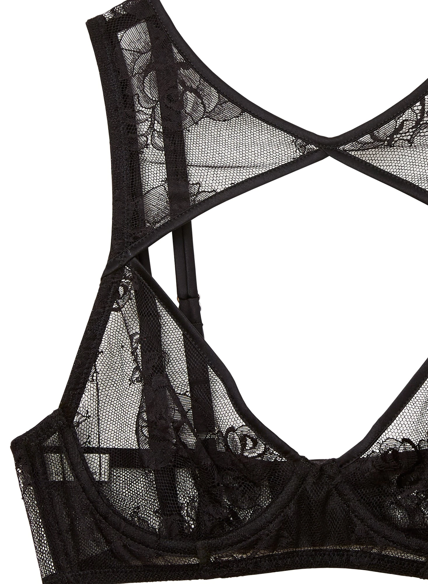 Fleur Du Mal Bouquet Lace High Neck Bra 8 Fleur Du Mal Bouquet Lace High Neck Bra - Image 8