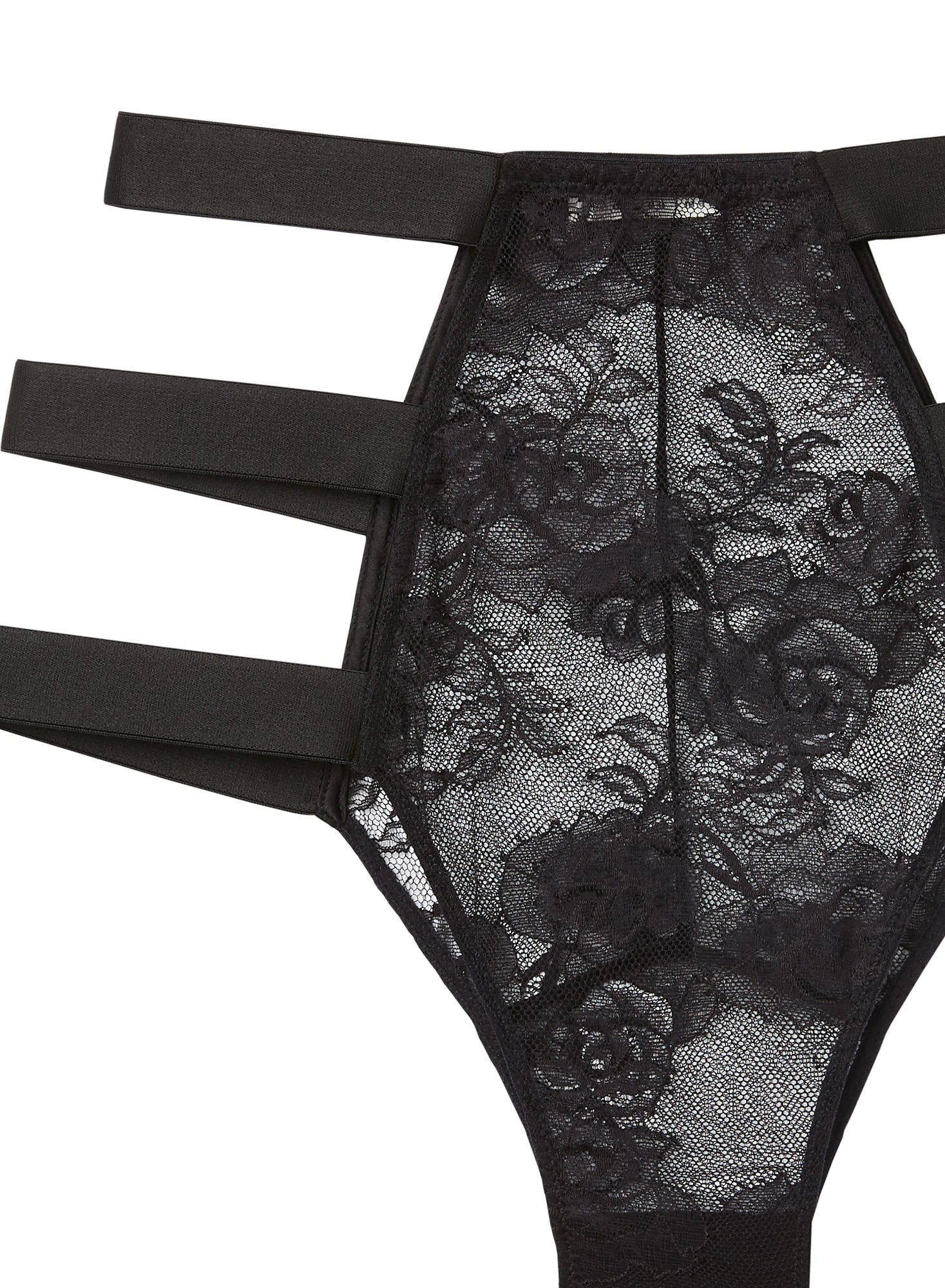Fleur Du Mal Bouquet Lace Strappy High Waist Panty 7 Fleur Du Mal Bouquet Lace Strappy High Waist Panty - Image 7