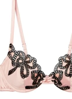 Fleur Du Mal Bow Guipure Embroidery Bra 14 Fleur Du Mal Bow Guipure Embroidery Bra -Sexy Wear Hub bowguipurebraflat2
