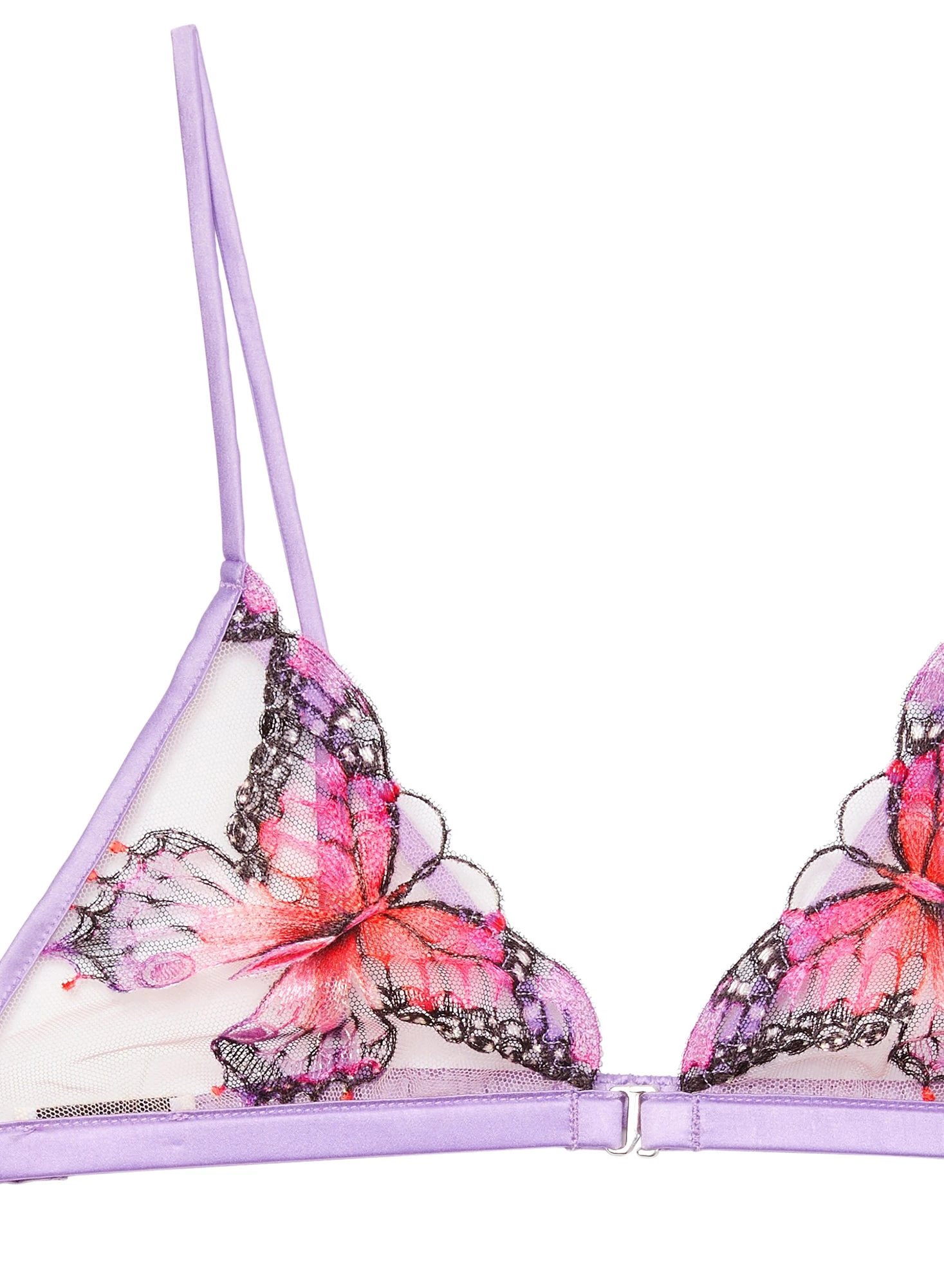 Fleur Du Mal Butterfly Embroidery Triangle Bra 7 Fleur Du Mal Butterfly Embroidery Triangle Bra - Image 7