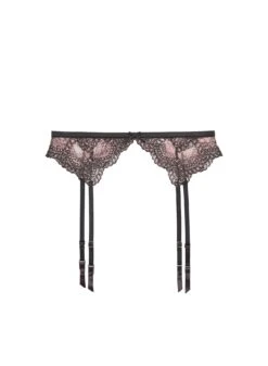 Fleur Du Mal Chain Embroidery Garter -Sexy Wear Hub chainembroiderygarterflat1
