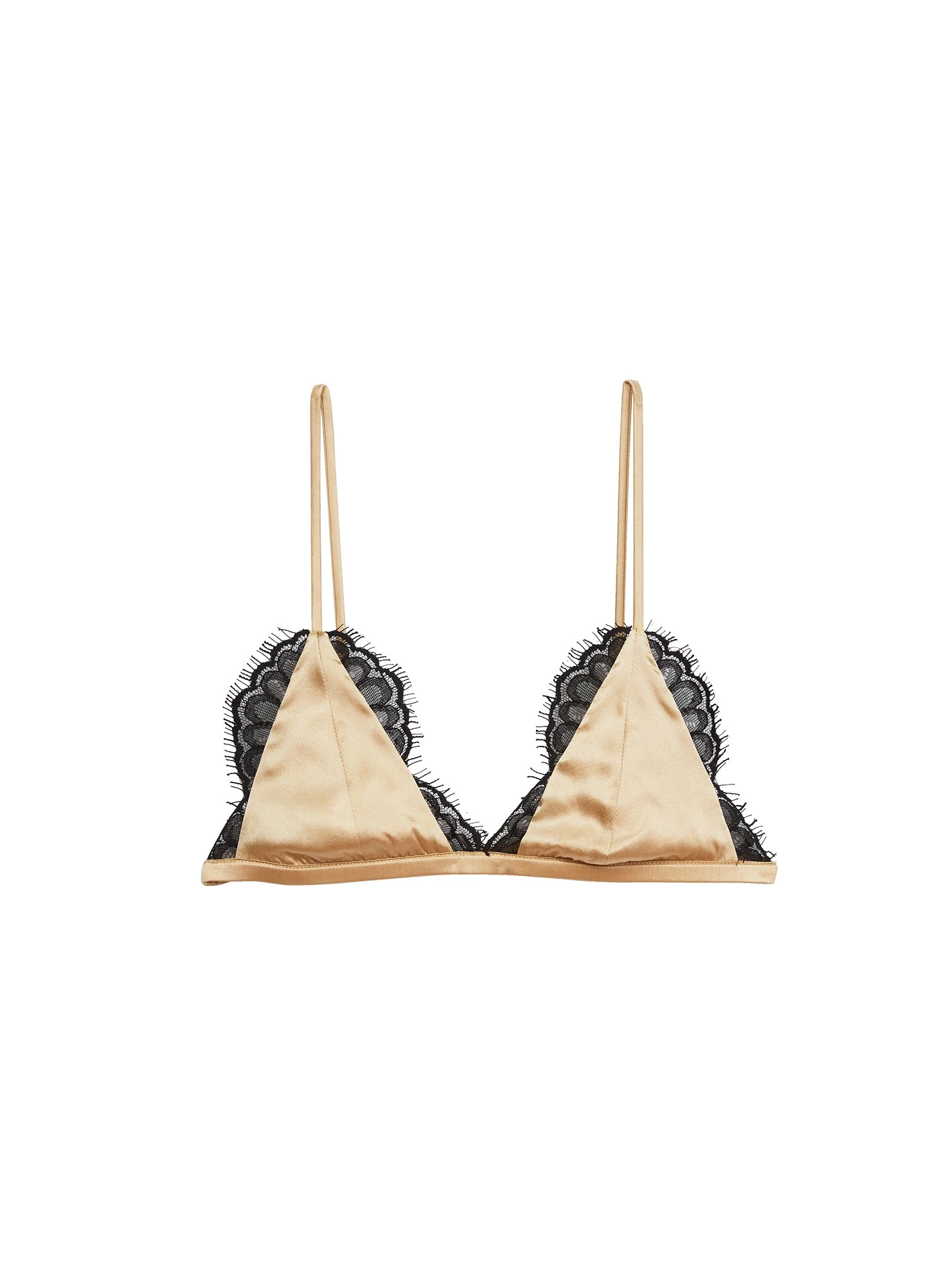 Fleur Du Mal Cherie Lace Triangle Bra 1 Fleur Du Mal Cherie Lace Triangle Bra