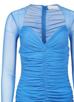 Fleur Du Mal Ruched Mini Dress -Sexy Wear Hub cindydressflat2