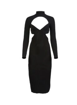 Fleur Du Mal Knit Cross Back Midi Dress -Sexy Wear Hub crossbackknitdressflat1