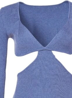 Fleur Du Mal Cutout Knit Dress -Sexy Wear Hub cutoutknitdressflat2