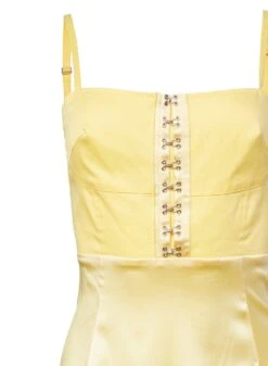 Fleur Du Mal Hook & Eye Bustier Dress -Sexy Wear Hub daffodildressflat2
