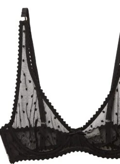 Fleur Du Mal Fuller Cup Dotty Tulle Bra 14 Fleur Du Mal Fuller Cup Dotty Tulle Bra -Sexy Wear Hub dottytullebraflat2