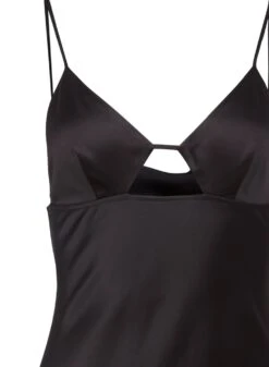 Fleur Du Mal Eco Luxe Keyhole Slip Dress -Sexy Wear Hub ecokeyholedressflat2