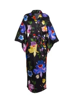 Fleur Du Mal Enchanted Garden Kimono -Sexy Wear Hub floralkimonoflat1