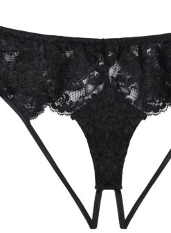Fleur Du Mal Foxy Lace Ouvert Panty -Sexy Wear Hub foxylaceouvertflat2