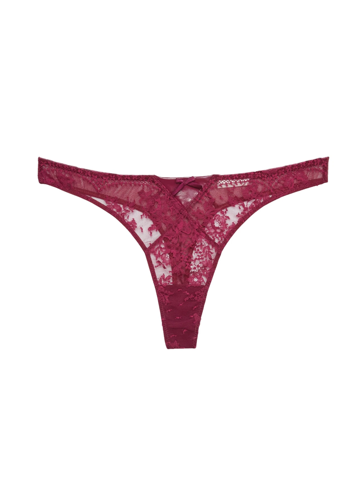 Fleur Du Mal Frankie Lace PVC Thong 2 Fleur Du Mal Frankie Lace PVC Thong - Image 2