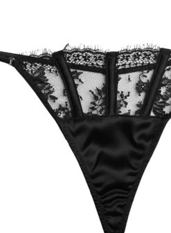 Fleur Du Mal Frankie Lace Thong 14 Fleur Du Mal Frankie Lace Thong -Sexy Wear Hub frankiethongblackflat2