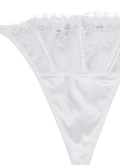 Fleur Du Mal Frankie Lace Thong -Sexy Wear Hub frankiethongivoryflat2